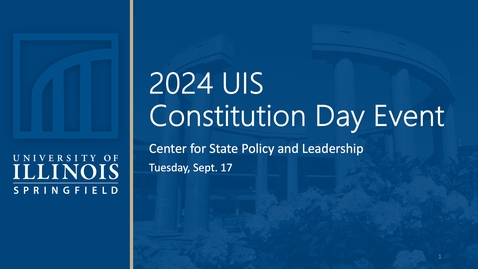 Thumbnail for UIS Constitution Day 2024