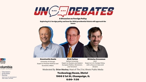 Thumbnail for NPR ILLINOIS Un-Debates - &quot;Ask a Voter About Foreign Affairs&quot; (Sept. 11, 2024)