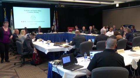 Thumbnail for University of Illinois Board of Trustees- Academic and Student Affairs Committee, January 15, 2020