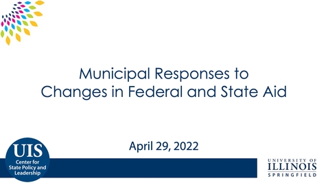 Thumbnail for Municipal Responses to Changes in Federal and State Aid