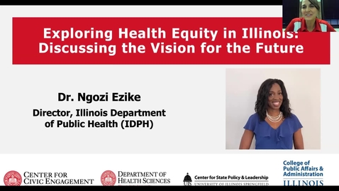 Thumbnail for Exploring Health Equity in Illinois: Discussing the Vision for the Future