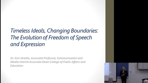 Thumbnail for UIS Back to Class: &quot;Timeless Ideals, Changing Boundaries: The Evolution of Freedom of Speech and Expression&quot; (September 27, 2024)