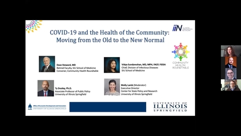 Thumbnail for  COVID-19 and the Health of the Community: Moving from the Old to the New Normal 