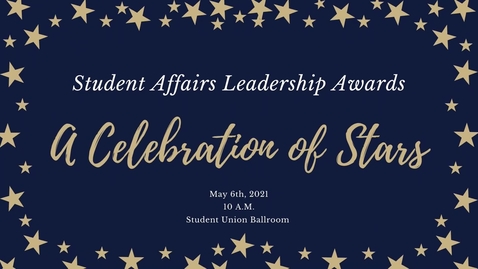 Thumbnail for 2021 Student Affairs Awards