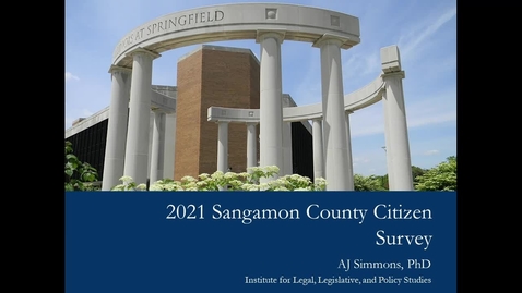 Thumbnail for 2021 Sangamon County Citizen Survey