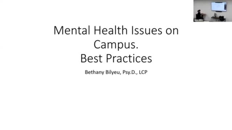 Thumbnail for Mental Health Issues on Campus