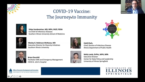 Thumbnail for Sangamon County Community Health Round Table - COVID Vaccine Webinar (Jan. 15, 2021)