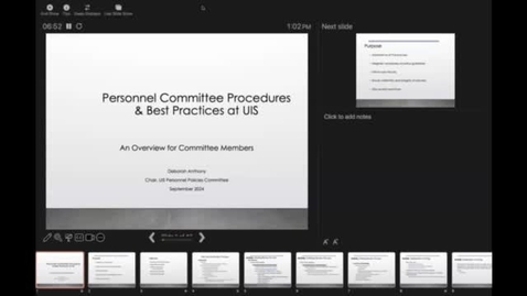 Thumbnail for Serving on UIS Personnel Committees 2024