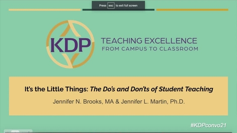 Thumbnail for KDP Conference