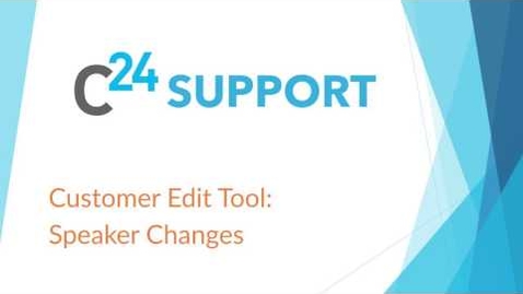 Thumbnail for entry cielo24 Customer Edit Tool: Speaker Changes