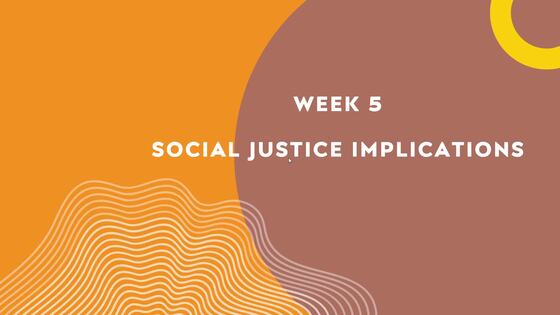 Week 5 Announcement: What to do?
