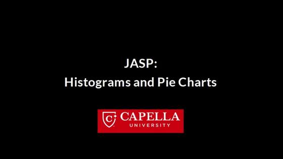 JASP Tutorial Video: Histograms and Pie Charts
