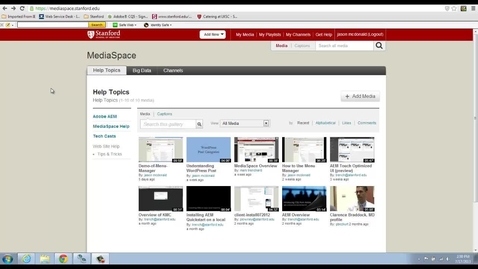 Thumbnail for How to Upload Media to MediaSpace