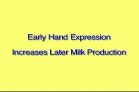 How to express breast milk by hand