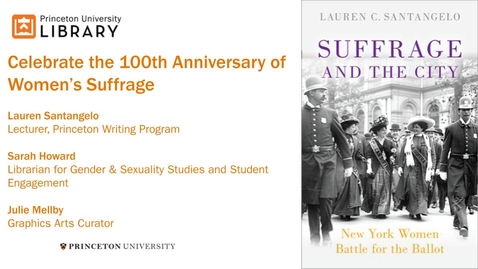 Thumbnail for entry Celebrate the 100th Anniversary of Women’s Suffrage