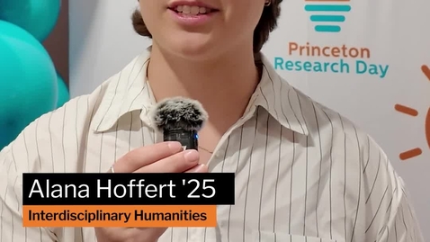 Thumbnail for Alana Hoffert '25 - Research Day 2025 Innovation Award Winner