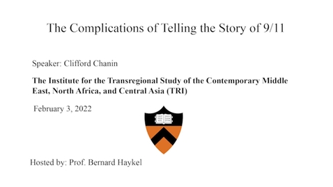 Thumbnail for The complications of telling the story of 9/11 by Clifford Chanin