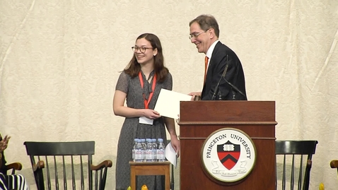 Thumbnail for entry Pyne Prize Annabel Barry '19 Alumni Day 2019
