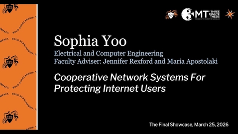 Thumbnail for Three Minute Thesis 2026 Final Showcase: Sophia Yoo