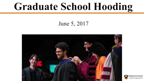 Thumbnail for entry 2017 Hooding Ceremony