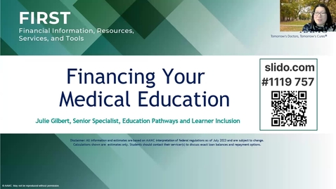 Thumbnail for entry Financing Your Medical Education