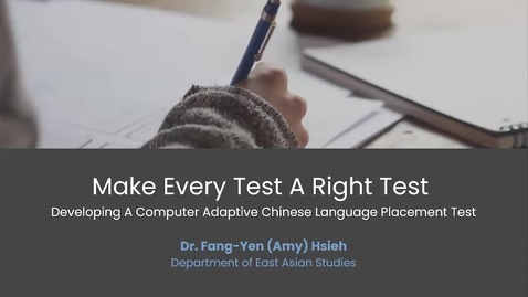 Thumbnail for entry Make Every Test A Right Test