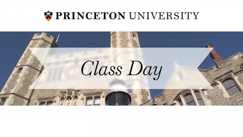 Thumbnail for entry Class Day 2015 with guest speaker Christopher Nolan