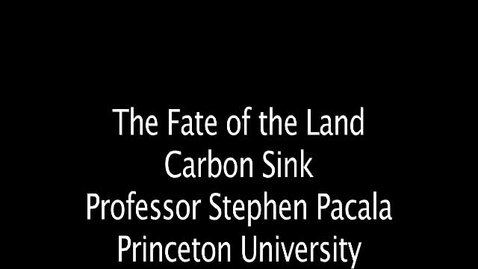 Thumbnail for Fate of the Land Carbon Sink