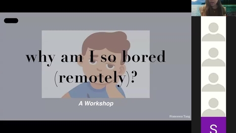 Thumbnail for November 11 McGraw Workshop-why am I so bored (remotely)?