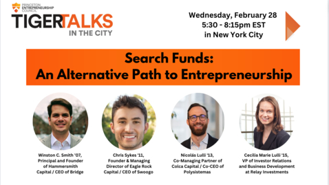 Thumbnail for Search Funds: An Alternative Path to Entrepreneurship