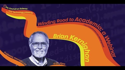 Thumbnail for entry The Winding Road to Academia with Professor Brian Kernighan