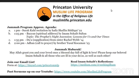 Thumbnail for 10.1 The Prophet's Night Ascension: Lessons for Us and Our Times