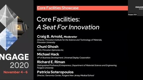 Thumbnail for entry Core Facilities: A Seat for Innovation 