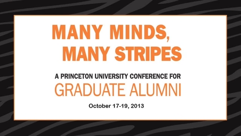 Thumbnail for entry Many Minds, Many Stripes Conversation with President Christopher L. Eisgruber ’83
