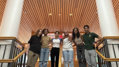 Thumbnail for entry iGEM: Interkingdom Communication, Fatima Sarfraz, UG '26; Ja'nae Gordon, UG '26; Dania Khalid, UG '26; Parth Rana, UG '26; Fatima Sarfraz, UG '26; Sanjana Venkatesh, UG '26; Brian Park, UG '26; Maia Weatherly, UG '25; and Meryl Liu, UG '25 (3993888)