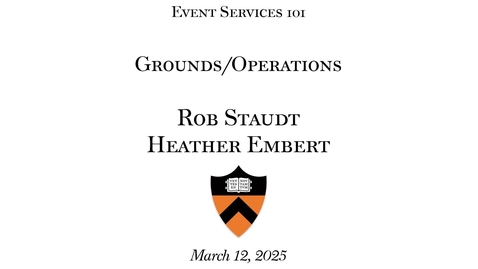 Thumbnail for 2025 Event Planning 101: &quot;Grounds Operations&quot;