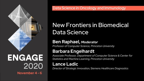Thumbnail for Data Science in Oncology and Immunology: New Frontiers in Biomedical Data Science