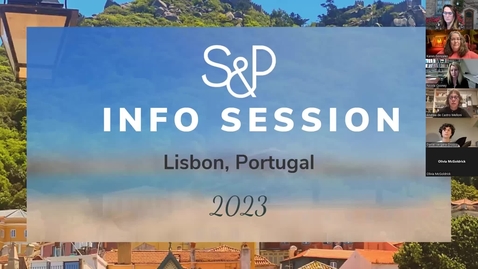 Thumbnail for SPO Summer Programs 2023: Princeton in Portugal Information Session