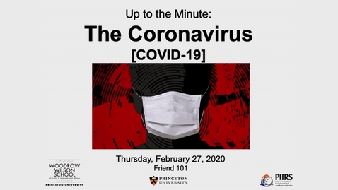 Thumbnail for entry Global Systemic Risk: Coronavirus Panel Discussion - February 27, 2020