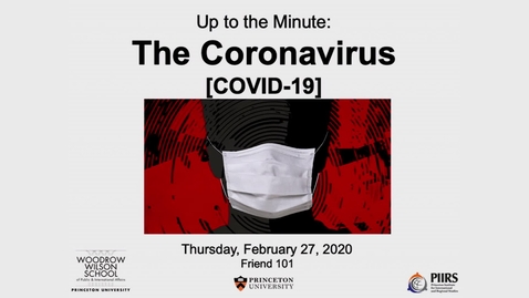 Thumbnail for Global Systemic Risk: Coronavirus Panel Discussion - February 27, 2020
