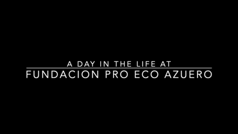 Thumbnail for IIP Day in the Life: Raphaela Gold ('26) - Pro Eco Azuero