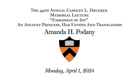 Thumbnail for The 44th Annual Carolyn L. Drucker Memorial Lecture