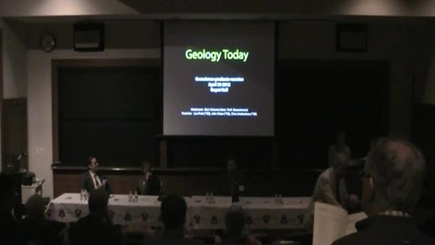 Thumbnail for GeoGrad Reunion 2012: Geology Today