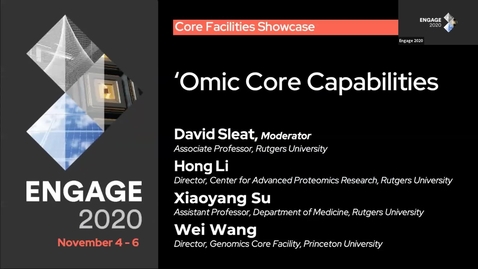 Thumbnail for New Jersey Core Facilities Showcase: Omic Core Capabilities