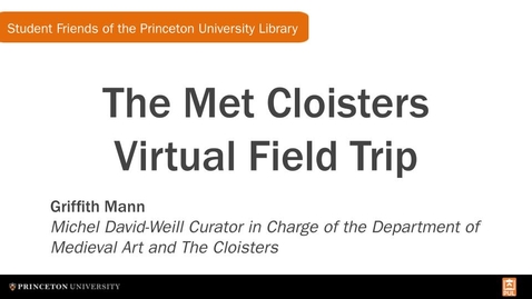 Thumbnail for entry SFPUL: The Met Cloisters Virtual Field Trip