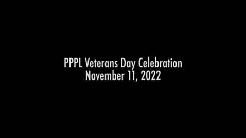 Thumbnail for entry 11November2022_VeteransDay