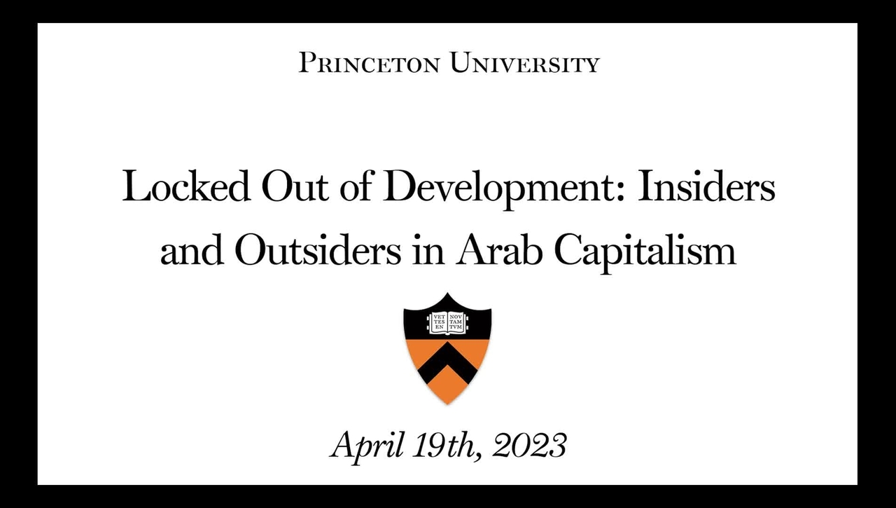 Locked Out of Development: Insiders and Outsiders in Arab Capitalism