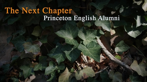 Thumbnail for FILMMAKING: Lovell Holder '09 - Producer/Writer/Director - Why English Matters