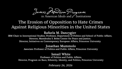 Thumbnail for The Erosion of Opposition to Hate Crimes Against Religious Minorities in the United States