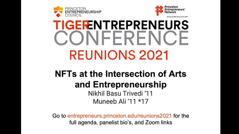 Thumbnail for entry Workshop: NFTs at the Intersection of Arts and Entrepreneurship